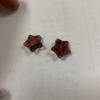 Agujero de 14 mm estrella de cinco puntas estrella de cristal de colores colgante de cristal al por mayor DIY joyería para cortinas accesorios para el cabello