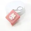 Fita Métrica Pequena Estilo Coreano Desenho Animado Elástica Portátil Mini Fofa Régua Três Vias para Roupa Cintura Busto Quadril