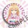 Insignia de Anime Vtuber de Nijisanji Rainbow Society de 58 mm Colección de Insignias Periféricas Creativas Bidimensionales