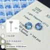 Brincos Originais Shijia Huazi 1088 Furo de Orelha Austríaco Aço Titânio Brincos Redondos Huazi Pregos de Osso da Orelha Produto Acabado