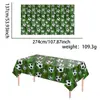 Nova Toalha de Mesa de Futebol da Copa do Mundo Americana, Canadense e Mexicana Decoração de Festa de Aniversário com Tema Esportivo Toalha de Mesa Descartável Pe Impermeável