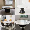 Conjunto de mesa e cadeiras para restaurante com tampos de rocha com borda chanfrada para restaurantes, casas de macarrão, hotéis, churrascarias e lanchonetes