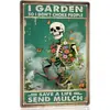 Póster Interesante de Calavera Placa de Aluminio Lata Pintura Bar Barbacoa Ktv Restaurante Club Jardín Señal Metálica Decoración