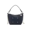 Bolso bandolera y bolso de mano con correa de cadena, nueva colección 2026, diseño elegante, estilo minimalista, adecuado para primavera y verano, casual y apropiado para el trabajo, mini bolso cubo
