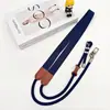 Cordón de Teléfono Móvil de Color Sólido de Gama Alta, Correa Ancha Ajustable para Llevar Cruzado, Adecuado para Viajes al Aire Libre, Antirrobo, Correa Portátil para Teléfono