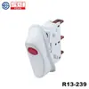 Nuevo interruptor de barco SCI con luz R13-239BF-02 interruptor basculante blanco ojo de gato luz roja 6A 250V