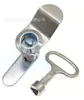 Fechadura triangular pequena para lixeira, fecho de compressão, armário com caixa de luz publicitária, caixa de distribuição de energia, fechadura de porta de armário com alça de aço inoxidável