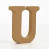 Enfeites de Letras Inglesas de Madeira Decoração Criativa para Casa Decorações de Ano Novo Decorações de Letras de Madeira