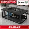 Mesa de Centro para Sala de Estar, Mesa de Té Simple Moderna para Oficina, Juego de Té Simple para Apartamento Pequeño, Mesa de Té Kung Fu Integrada