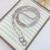 Cadena Cruzada de Cristal Perlado Iridiscente de Lujo para Teléfono, Estilo Largo, Se Puede Usar como Cadena de Mochila, Sensación de Alta Gama, Venta al por Mayor