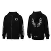 25 Nueva Sudadera con Capucha y Cremallera de Colores Cruzados Otoño e Invierno Chaqueta Sudadera Mismo Estilo para Hombres y Mujeres Chaqueta Casual