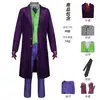 Disfraz de Cosplay de Batman de Halloween Caballero Oscuro Chaqueta Gruesa Heath Ledger Joker Disfraz de Actuación