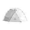 Equipamento de Camping Ningbo Impermeável e Protetor Solar Espessado Barraca de Camping de Três Pessoas de Camada Dupla Espaço Grande ao Ar Livre Barraca Esférica