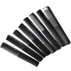 Peine de Barbero Fibra de Carbono Negra Set de Peines de Peluquería Peine Doble Cara para Cortar el Cabello Peine Alisador de Barbero para Mujeres