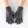 Guantes de protección solar elásticos de licra de color sólido para mujer, nuevos guantes de conducción de alto rendimiento con bordado de flores, para primavera y verano