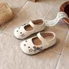Nueva colección de otoño para niñas: zapatos de princesa de suela blanda, zapatos planos de velcro de suela blanda, zapatos individuales de dibujos animados lindos para niños