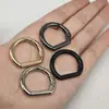 Anillo de Resorte en Forma de D de 7 mm de Diámetro Interior para Bolsas, Hebilla de Apertura para Ropa, Correa de Conexión para Cintas, Anillo en D con Patrón, Accesorios para Bolsas