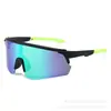 Gafas Deportivas Deportivas de Medio Marco para Ciclismo de Nuevo Producto Transfronterizas Gafas para Correr Gafas de Sol Coloridas Lentes con Recubrimiento al Vacío Lente Integrada