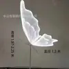 Adereços e Decorações de Casamento, Marcadores de Caminho de Borboleta Luminosos, Decorações de Palco, Luzes de Caminho para Casamento, Luzes para Arranjo de Cena de Auditório de Hotel