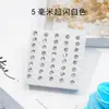 Aretes de Resina de Grado Médico con Diamantes Brillantes al por Mayor de Plástico Libre de Alérgenos Joyería para Orejas Transparente para Orejas Sensibles con un Toque de Lujo