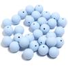 Cuentas Redondas de Silicona de Colores Caramelo, Accesorios para Cadena de Teléfono Móvil, Cuentas Sueltas Redondas Semiacabadas, Cuentas Redondas de Colores Caramelo, Cuentas Sueltas