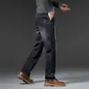 Ropa Popular para Hombre / 2026 Primavera y Otoño Nuevo Cintura Media-Alta Ligero Negocio Ajustado Recto Versátil Jeans Elásticos para Hombre
