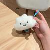 Nuevo monedero de peluche para niños, monedero con cremallera y diseño de muñeco de dibujos animados, mini bolso portátil para auriculares.
