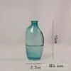 Jarrón de Vidrio de Sodio-Calcio Transfronterizo al por Mayor, Jarrón de Vidrio de Lujo Colorido para Sala de Estar, Adecuado para Arreglos Florales Hidropónicos y Decoraciones con Flores Frescas