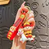 2026 Año del Caballo Mascota Caballo del Zodiaco Llavero Lindo Dibujo Animado Estilo Chino Colgante para Bolso Set Regalo Pequeño