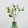 Flores Artificiais de Crisântemo, Buquês de 51cm, Acessórios Frescos para Arranjo de Flores de Decoração de Casa, Flores Artificiais para Buquê de Noiva e Fotografia