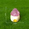 Micro Paisagem de Musgo Casa Criativa de Cogumelo Luminoso Acessórios de Decoração DIY para Jardinagem Paisagismo Mini Enfeites de Carro
