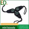Bússola portátil de óleo para enchimento ao ar livre bússola de plástico de identificação de direção de sobrevivência ao ar livre Mini ponteiro pequeno