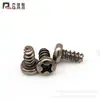 Tornillo Hongli Cabeza Plana Cabeza Redonda Cola Fresada Cola Plana Cola de Corte Cola de Corte Tornillo Autorroscante M2m2.3m2.6m3m4 Níquel Negro
