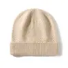 Cachecol 2026 Outono/Inverno Novo Estilo Feminino High-End Cor Sólida Tricô Trançado Espessado Quente Fashionável Tricô Casual Gorro com Punho