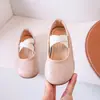 Zapatos Mary Jane de Moda para Niñas, Zapatos para Bebés Niñas, Zapatos de Suela Blanda de un Solo Color, Zapatos de Piel para Niñas, Zapatos de Princesa, Nuevos Modelos Primavera y Otoño 2026
