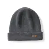 Gorro de Cachemira para Mujer 100% Cachemira Pura Moda Sencilla Versátil Cortavientos Protección para los Oídos Cálido Tejido a Mano con Rayas