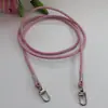 Bolso redondo de cuerda de cuero hecho a mano con todo tipo de accesorios para bolso DIY correa de mano funda para teléfono móvil correa de hombro correa de hombro correa cruzada para el brazo