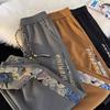 Pantalones nuevos de primavera para hombre, pantalones casuales, pantalones holgados con tobillo ajustado, pantalones deportivos juveniles para hombre, pantalones harén, pantalones deportivos bordados