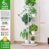 Prateleira de Flores Sala de Estar Multicamadas Preço Especial Liquidação Nórdico Interno Doméstico Varanda Rack de Armazenamento de Plantas em Vasos Ferro Verde Rack