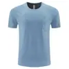 Roupa Esportiva Masculina Antibacteriana de Secagem Rápida Primavera e Verão Leve Protetora Solar Manga Curta para Exterior Montanhismo Corrida Fitness Camiseta para o Dia a Dia