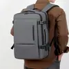 Mochila Doble Expandible de Gran Capacidad, Bolso para Laptop para Viajes de Negocios, Mochila Casual para Viajes, Mochila para Viaje de Negocios