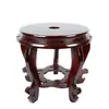 Base para Aquário Jingdezhen Tanque para Tartaruga Caligrafia e Pintura Suporte de Madeira Tigela de Lírio d'Água com Bandeja para Tanque Assento Alto de Madeira