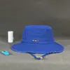 En stock Algodón Puro Lavado Sombrero de Pescador con Volantes Hyun-a Sombrero de Cubo para Mujer para Compras y Viajes Sombrero de Sol Personalizado de Moda
