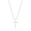 Colgante Transfronterizo de Comercio Exterior Suministro Moda Europea y Americana Simple Hombres y Mujeres Estilo Frío Collar Largo de Cruz de Acero de Titanio