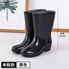 Botas de chuva de cano médio transfronteiriças sapatos de borracha femininos calçados externos botas de água para adultos botas de água quentes com sola grossa forradas com fleece botas de chuva para cozinha atacado