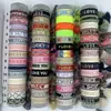 Pulsera Europea y Coreana de Moda Hecha a Mano con Cinta Bordada, Pulsera Simple con Carita Sonriente, Pulsera con Borla para Pareja, Adornos Ins