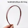 Faixa de Cabelo Dentada Brilhante Casual Estilo Coreano Grampo Antiderrapante Faixa para Lavar o Rosto Corrida Yoga Clipes para Cabelo Acessório de Cabeça de Aba Larga