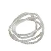 Pulsera Elástica de Ágata Blanco Hielo Natural Estilo Mismo de Zhao Lusi Diseño de Nicho Simple de Gama Alta Exquisita Pulsera