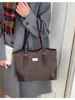 Bolso Retro de Gran Capacidad Estilo Coreano para Mujer, Nuevo Modelo 2025, Bolso para Estudiantes Universitarios, Bolso de Mano de Alta Gama, Bolso Tote