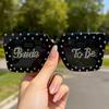 2025 Nuevas Gafas de Sol Cuadradas de Moda para Fiesta con Perlas Incrustadas de Diamantes Transfronterizas de Amazon para Hombres y Mujeres en Stock